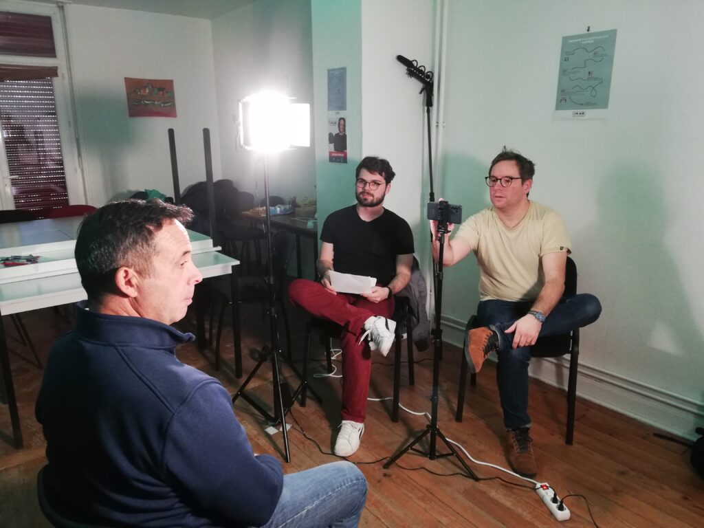 Photo illustrant le tournage
